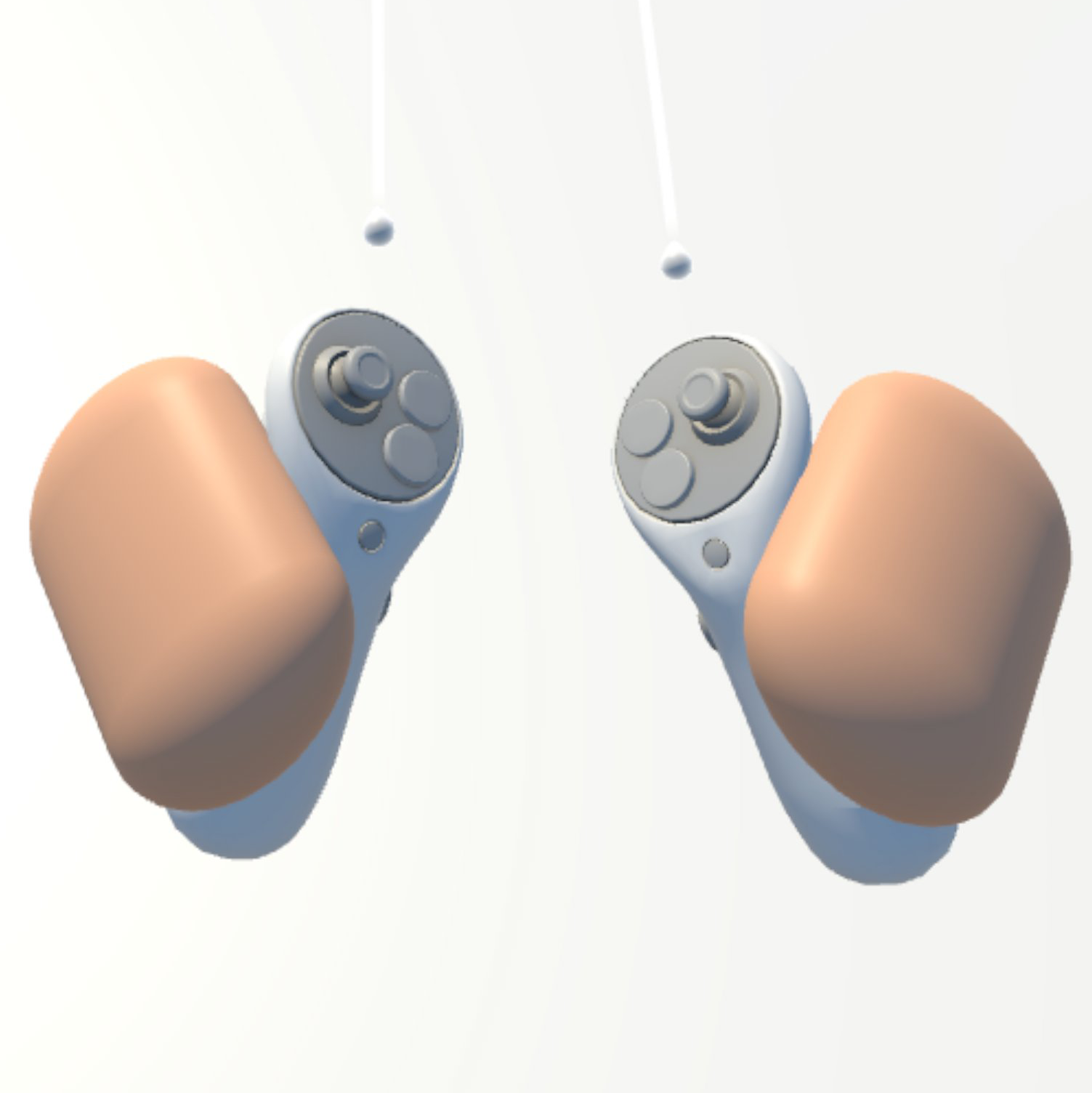 Physics-rigid-body hands shown in the Quest 3 build